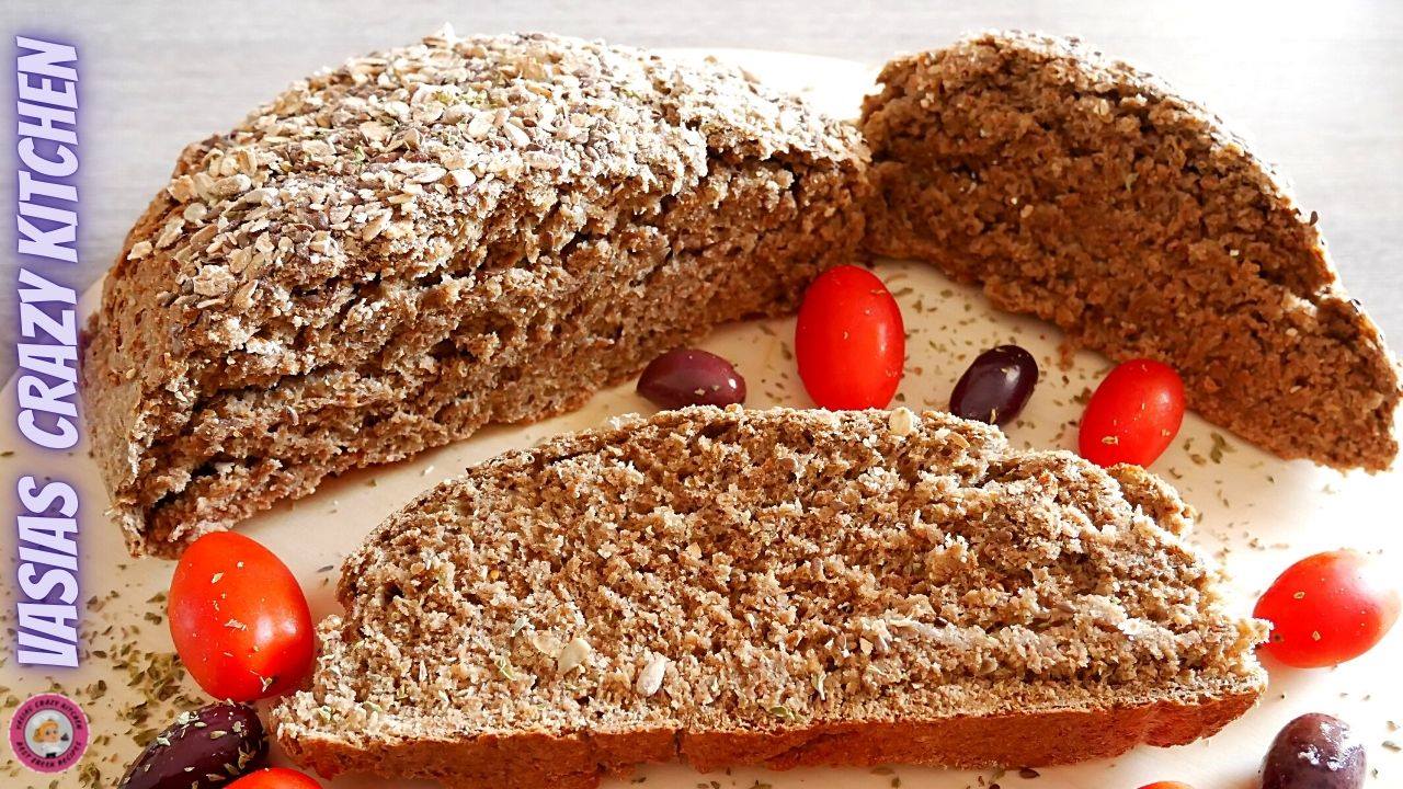 Ψωμι Γαστρας Χωρις Ζυμωμα & Αναμονη – Υγιεινο Ψωμι Γαστρας – Συνταγη Για Ψωμι Σικαλης Στη Γαστρα