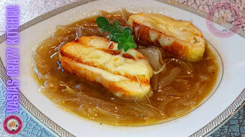 Κρεμμυδοσουπα French Onion Soup